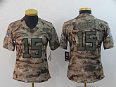 Women Nike Chiefs 15 Patrick Mahomes Camo Salute To Service Limited Jersey,baseball caps,new era cap wholesale,wholesale hats